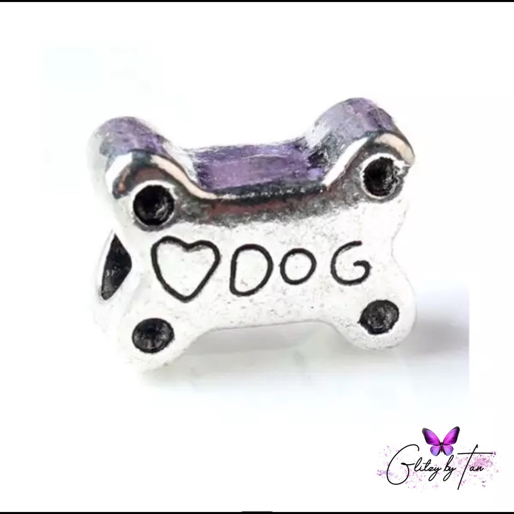 925 Sterling Silver Dog Bone Charm